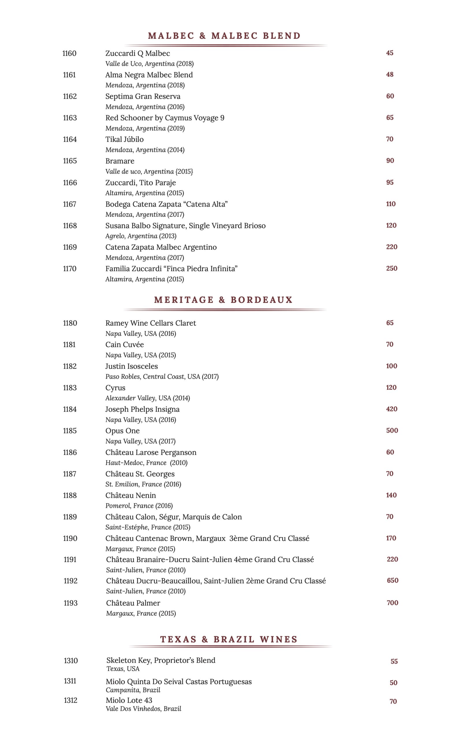 Houston Menu Casa do Brasil