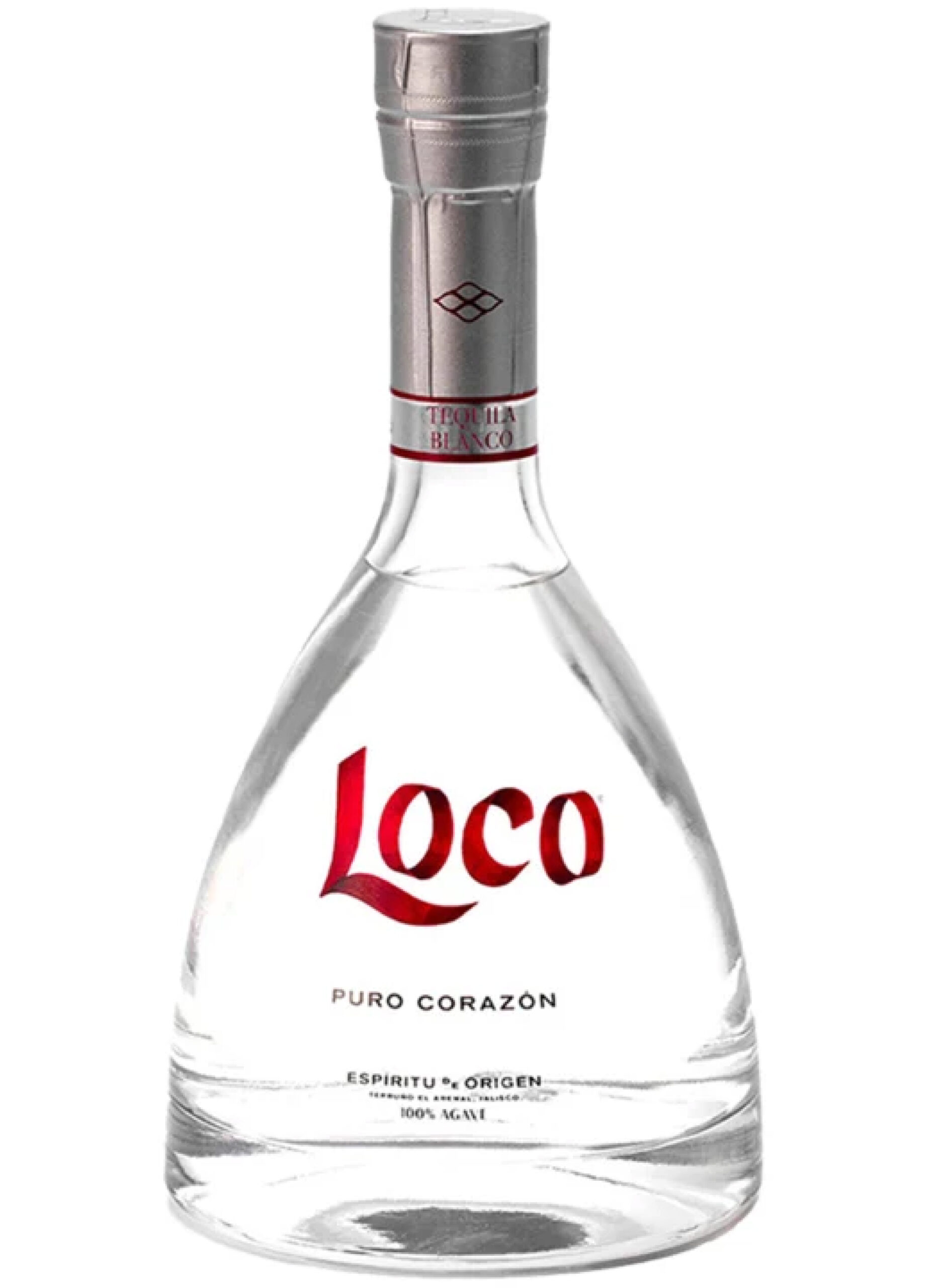 Bottle of Loco Puro Coraz&oacute;n tequila