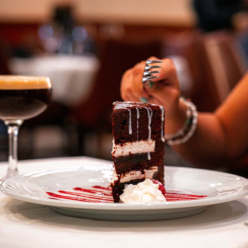 Dessert served at Casa do Brasil