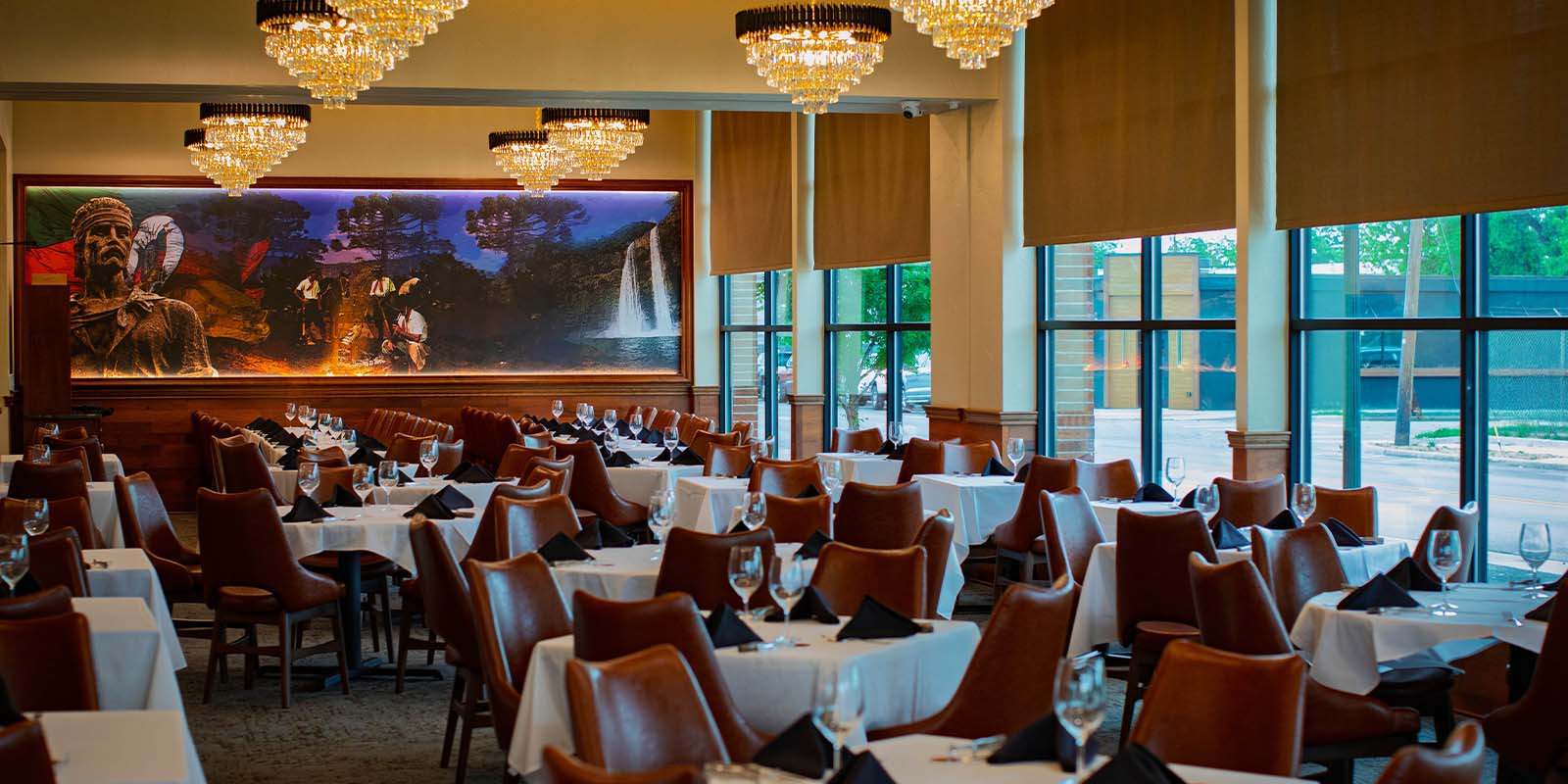 The Casa do Brasil dining room