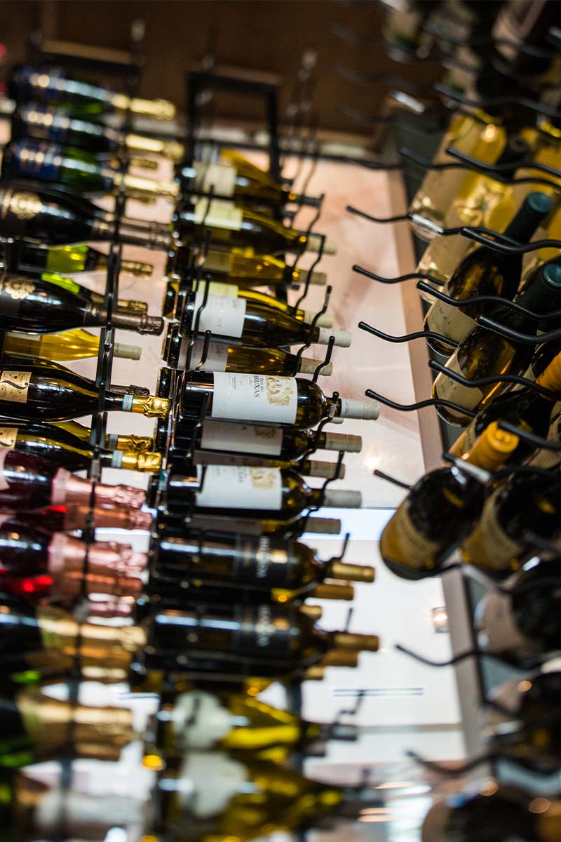 The Casa do Brasil wine cellar